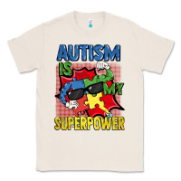 Natural Autism is my superpower Autism Awareness Day Classic Tee - FaDigitalArtStudio