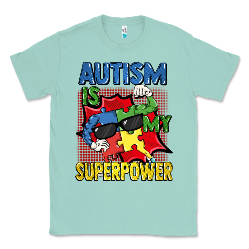 Autism Is My Superpower Autism Awareness Day Classic Tee by FaDigitalArtStudio | Teevron
