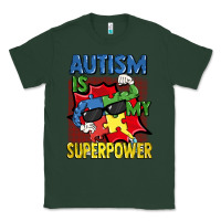 Sports Green Autism is my superpower Autism Awareness Day Classic Tee - FaDigitalArtStudio