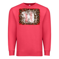 Cardinal baseball leopard background Premium Sweatshirt - RanaPortraitStore