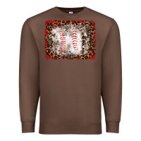 Chestnut baseball leopard background Premium Sweatshirt - RanaPortraitStore