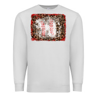 Dove Grey baseball leopard background Premium Sweatshirt - RanaPortraitStore
