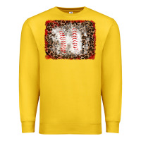 Lemon baseball leopard background Premium Sweatshirt - RanaPortraitStore