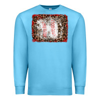 Baseball Leopard Background Premium Sweatshirt | Teevron