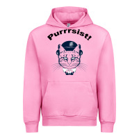 Fuchsia Pink Purrrsist Urban Hoodie - Bettercallsaul
