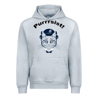 Heather Grey Purrrsist Urban Hoodie - Bettercallsaul