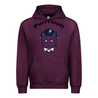 Mauve Wine Purrrsist Urban Hoodie - Bettercallsaul