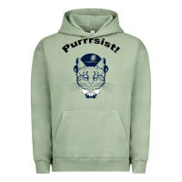 Pigment Oil Green Purrrsist Urban Hoodie - Bettercallsaul