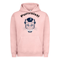 Pigment Salmon Purrrsist Urban Hoodie - Bettercallsaul