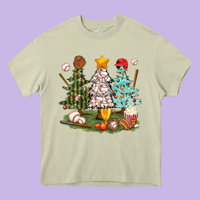 Baseball Trees Bbs Heavy Core Tee Designed By Bundleandbundleshop