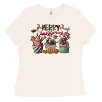 Bone Merry Christmas Ladies Tee - CowhideDigitalArt