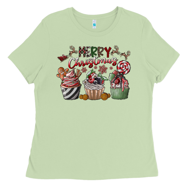 Merry Christmas Ladies Tee by CowhideDigitalArt | Teevron