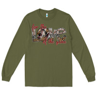 Army Green for the love of the game Long Sleeve Tee - SublimationCraftShop