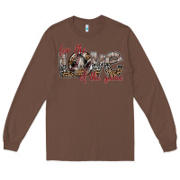 Chestnut for the love of the game Long Sleeve Tee - SublimationCraftShop