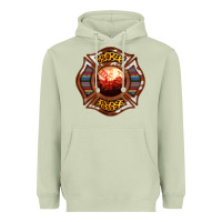 Matcha Western Firefighter Symbol Heavyweight Hoodie - RanaPortraitStore