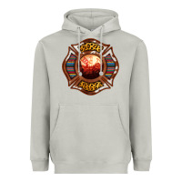 Moon Dust Western Firefighter Symbol Heavyweight Hoodie - RanaPortraitStore