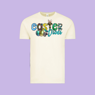 Easter Vibes Vintage Tee Designed By Cowhidedigitalart
