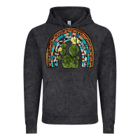 Vintage Black cactus gemstone rainbow Vintage Hoodie - Artiststas