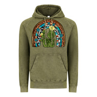 Vintage Olive cactus gemstone rainbow Vintage Hoodie - Artiststas
