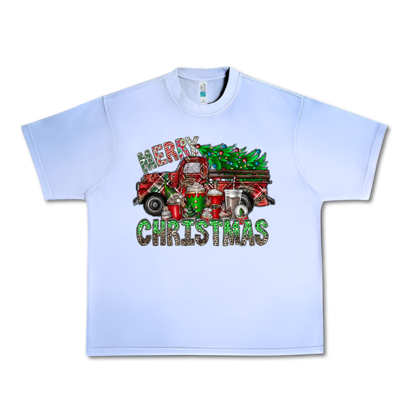 Merry Christmas  Truck Urban Heavy Tee by CowhideDigitalArt | Teevron
