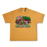 Peanut Butter merry christmas  truck Urban Heavy Tee - CowhideDigitalArt