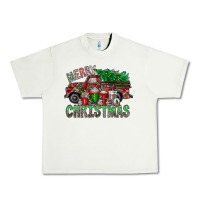 Pistachio merry christmas  truck Urban Heavy Tee - CowhideDigitalArt