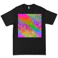 Black neon glitter leopard seamless pattern Premium Tee - BundleAndBundleShop