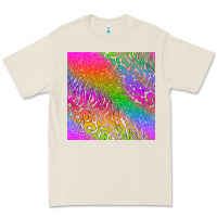 Bone neon glitter leopard seamless pattern Premium Tee - BundleAndBundleShop