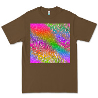 Cacao neon glitter leopard seamless pattern Premium Tee - BundleAndBundleShop