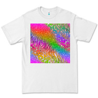 White neon glitter leopard seamless pattern Premium Tee - BundleAndBundleShop