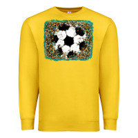 Lemon glitter football leopard Premium Sweatshirt - RanaPortraitStore