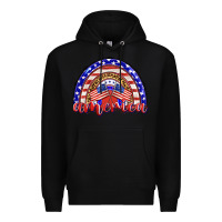 Black america rainbow Premium Hoodie - BarkalooDesign
