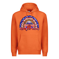 Carrot america rainbow Premium Hoodie - BarkalooDesign