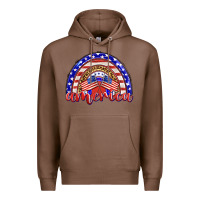 Chestnut america rainbow Premium Hoodie - BarkalooDesign
