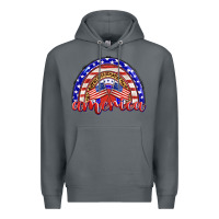 Rock america rainbow Premium Hoodie - BarkalooDesign