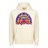 Sandshell america rainbow Premium Hoodie - BarkalooDesign