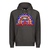 Smoke america rainbow Premium Hoodie - BarkalooDesign