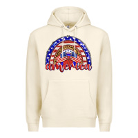 Tofu america rainbow Premium Hoodie - BarkalooDesign
