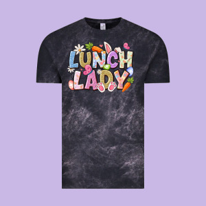 Lunch Lady Easter Vintage Tee Designed By Cowhidedigitalart