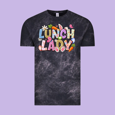 Lunch Lady Easter Vintage Tee Designed By Cowhidedigitalart