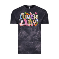 Cloud Black lunch lady easter Vintage Tee - CowhideDigitalArt