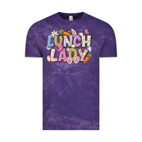 Cloud Purple lunch lady easter Vintage Tee - CowhideDigitalArt