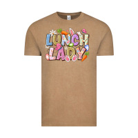 Vintage Coffee lunch lady easter Vintage Tee - CowhideDigitalArt
