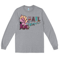 Heather Grey nail hustler Long Sleeve Tee - SublimationCraftShop