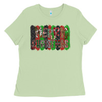 Matcha Merry Christmas Ladies Tee - CowhideDigitalArt