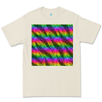 Bone neon rainbow leopard zebra seamless pattern Premium Tee - BundleAndBundleShop