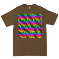 Cacao neon rainbow leopard zebra seamless pattern Premium Tee - BundleAndBundleShop
