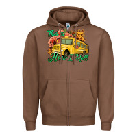 Chestnut This is How I Roll Woman Bus Driver Zipper Hoodie - Jasminsmagicworld