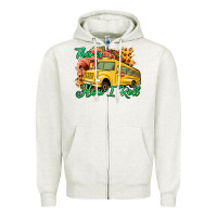 Oatmeal Heather This is How I Roll Woman Bus Driver Zipper Hoodie - Jasminsmagicworld