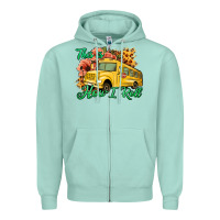 Seafoam This is How I Roll Woman Bus Driver Zipper Hoodie - Jasminsmagicworld